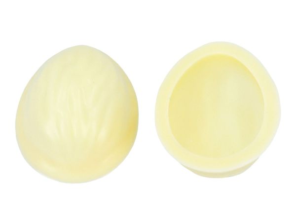 1 Folie Walnuss-Schalen Weiß