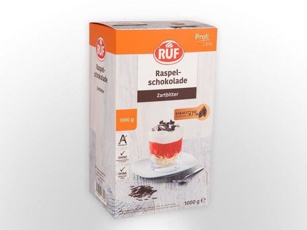 RUF Raspelschokolade Zartbitter 1,0kg