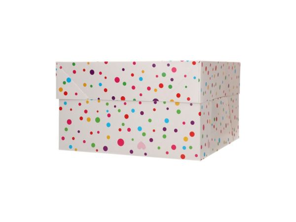 Cake Box Confetti - 25x25x15cm