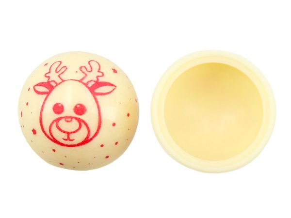 1 Folie Halbschale weiß Rentier 40 Stück