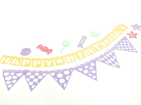 Spitzendekor-Matte Candy Party